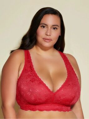 CosaBella Never Say Never Ultra Curvy Racie Racerback Bralette Mystic Red